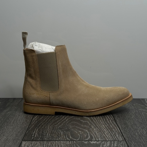 Common Projects - Suede Chelsea Boot in Tan Size 39 - Picture 6 of 8